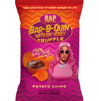 RAP SNACKS - Nicki Minaj Bar-B-Quin with my Honey Truffle Chips 71g